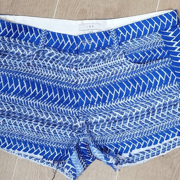 IRO Bermuda Shorts in Blue European Size 42 - Picture 4 of 9